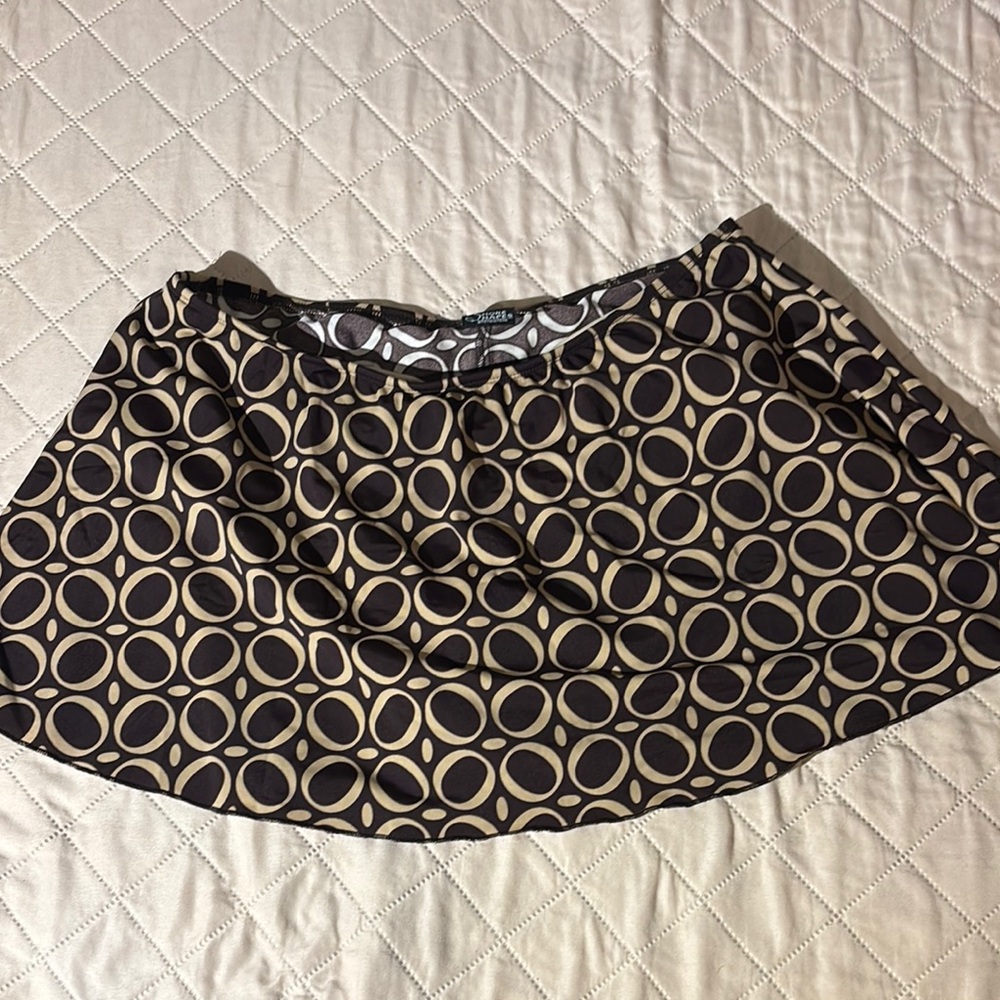 Cute pattern Mini Skirt/ swimwear